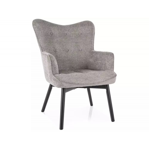 Krēsls CARMEN RAVEN gaiši pelēks Krēsls CARMEN RAVEN gaiši pelēks